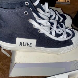Adidas Nizza Hi Alife Originals black white size 8.5 EUC
